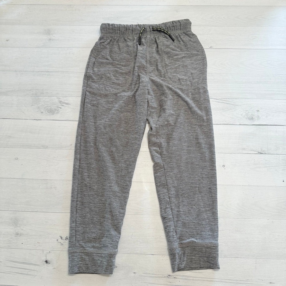 Hanna Andersson active lightweight UV joggers grey 120 6/7